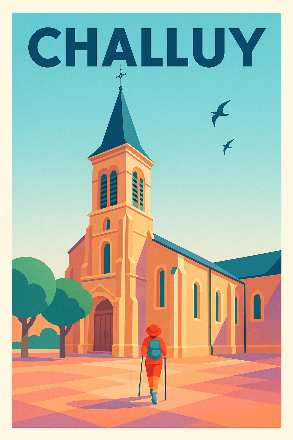 Affiche de Challuy - L'âme paisible d'un village au charme authentique