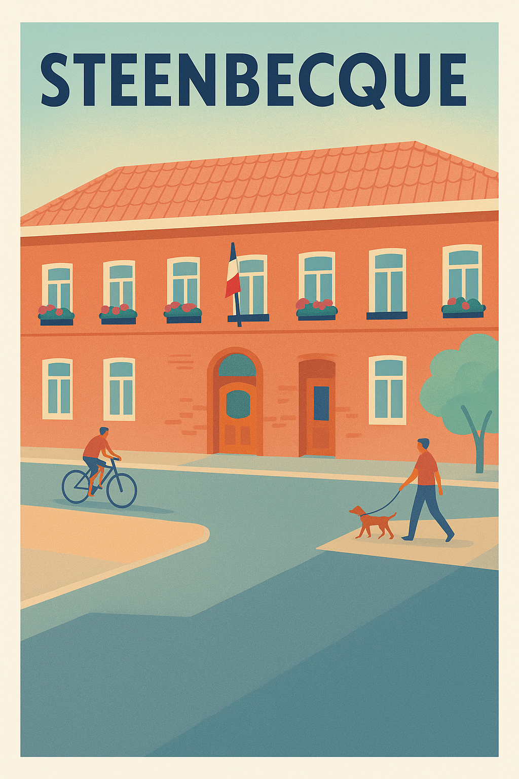 Affiche de Steenbecque - Charme et sérénité à chaque coin de rue