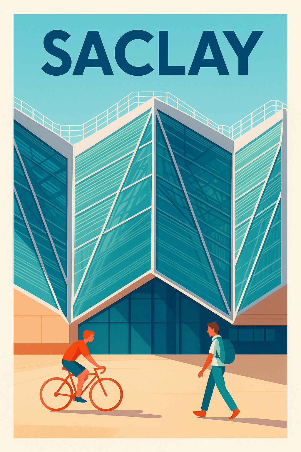 Affiche de Saclay - Modernité et dynamisme en pleine ville