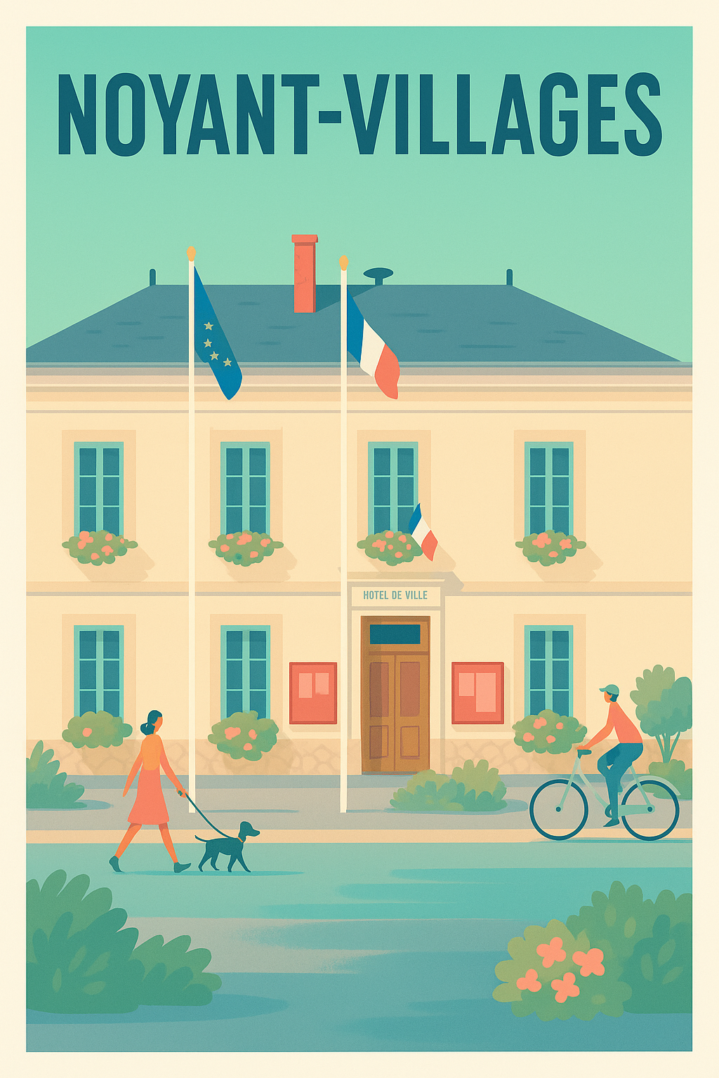 Affiche de Noyant-Villages - Charme et Sérénité au cœur du Village