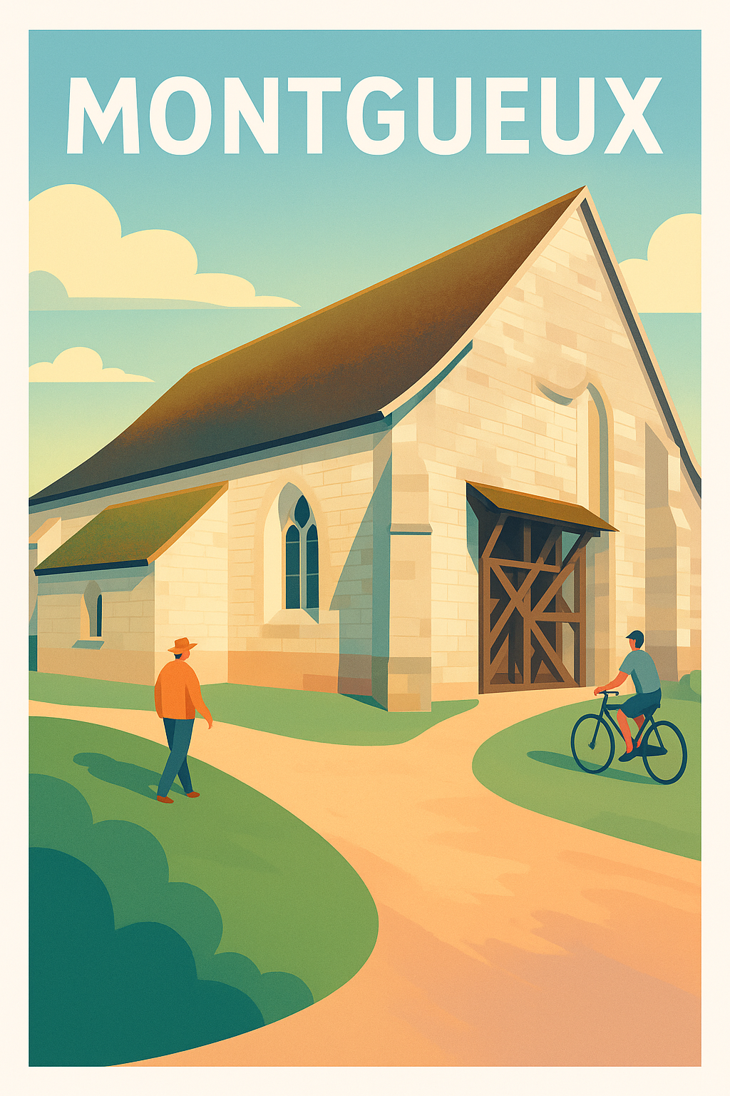 Affiche de Montgueux - Authenticité et Harmonie en Champagne