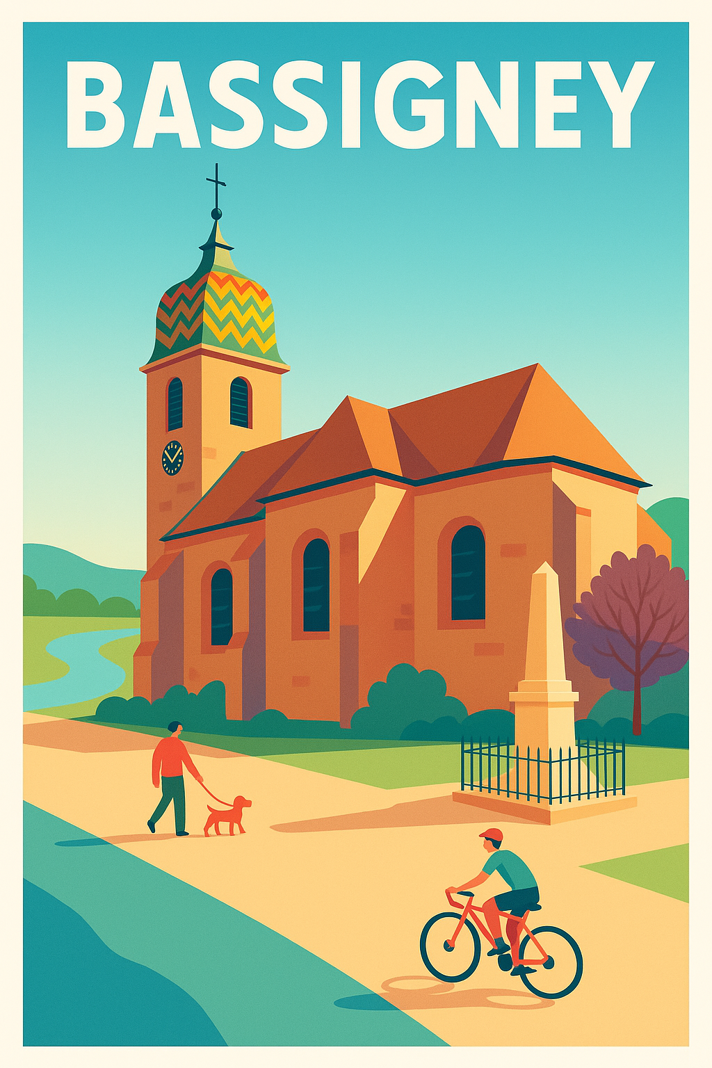 Affiche de Bassigny - Charme et douceur de vie au cœur du village
