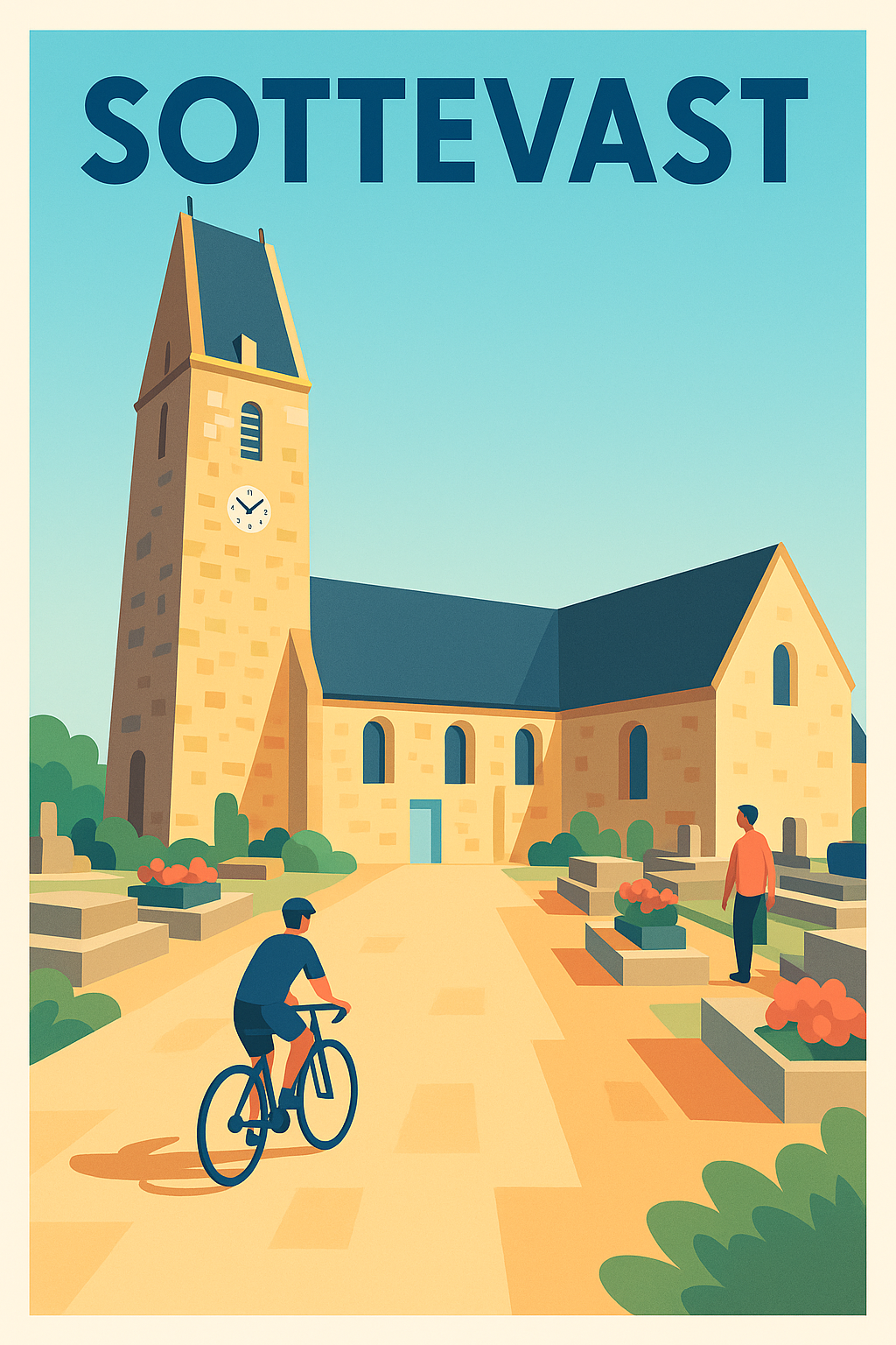 Affiche de Sottevast - Charme et sérénité au cœur du village
