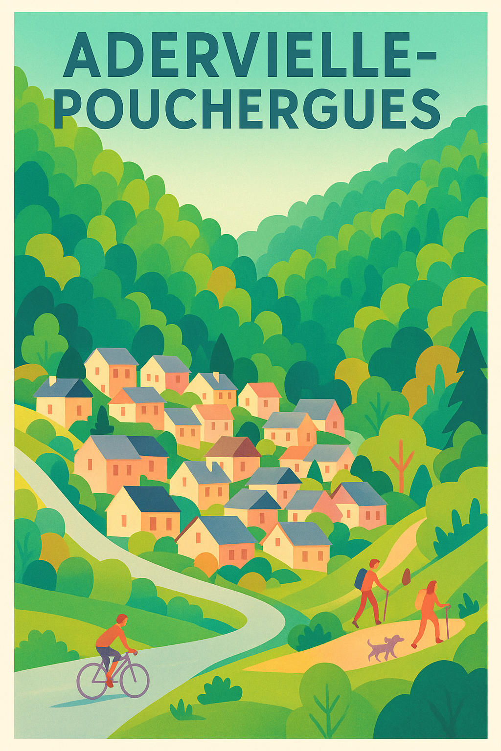 Affiche de Adervielle-Pouchergues - Escapade nature et douceur de vivre