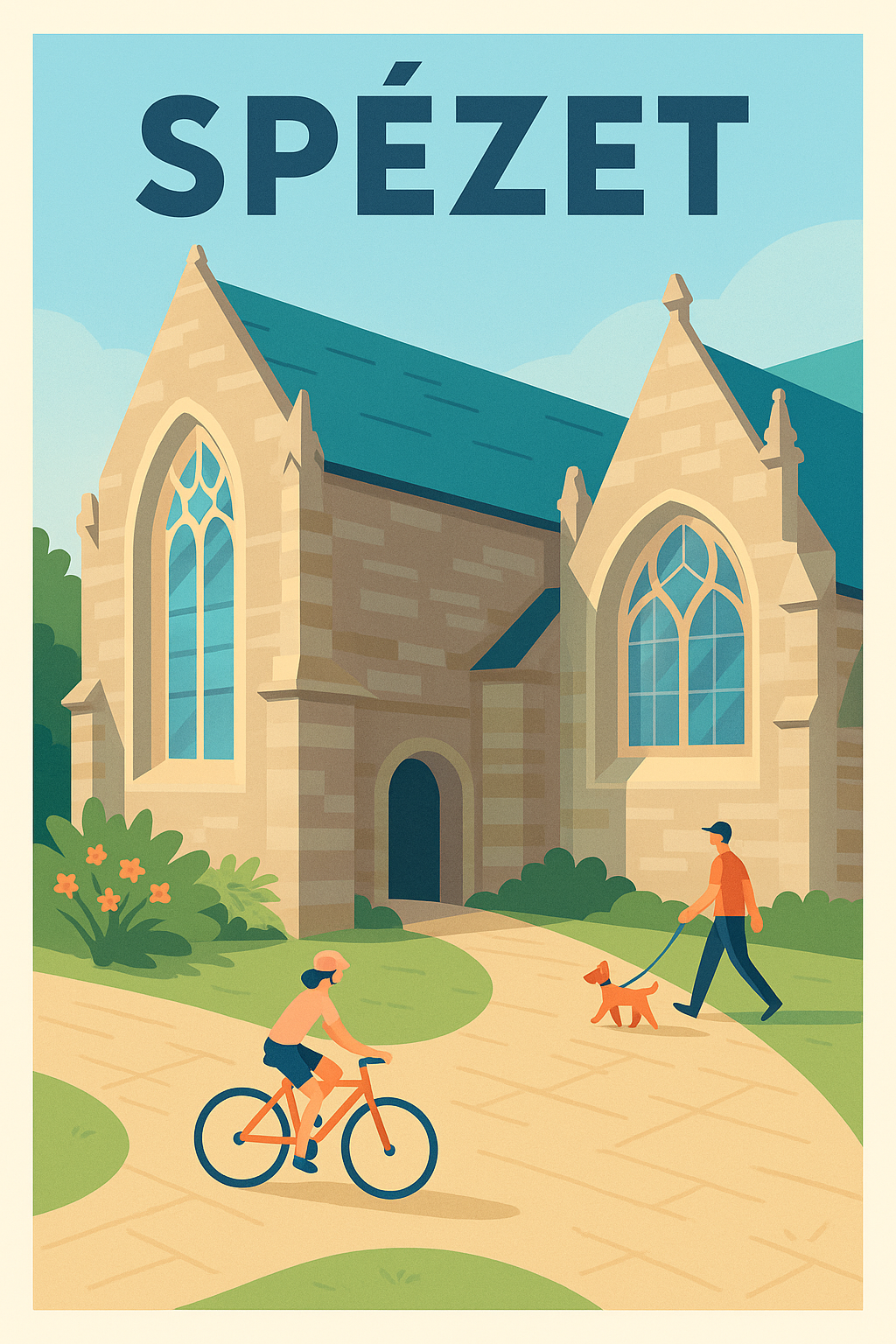 Affiche de Spézet - Charme tranquille et patrimoine historique