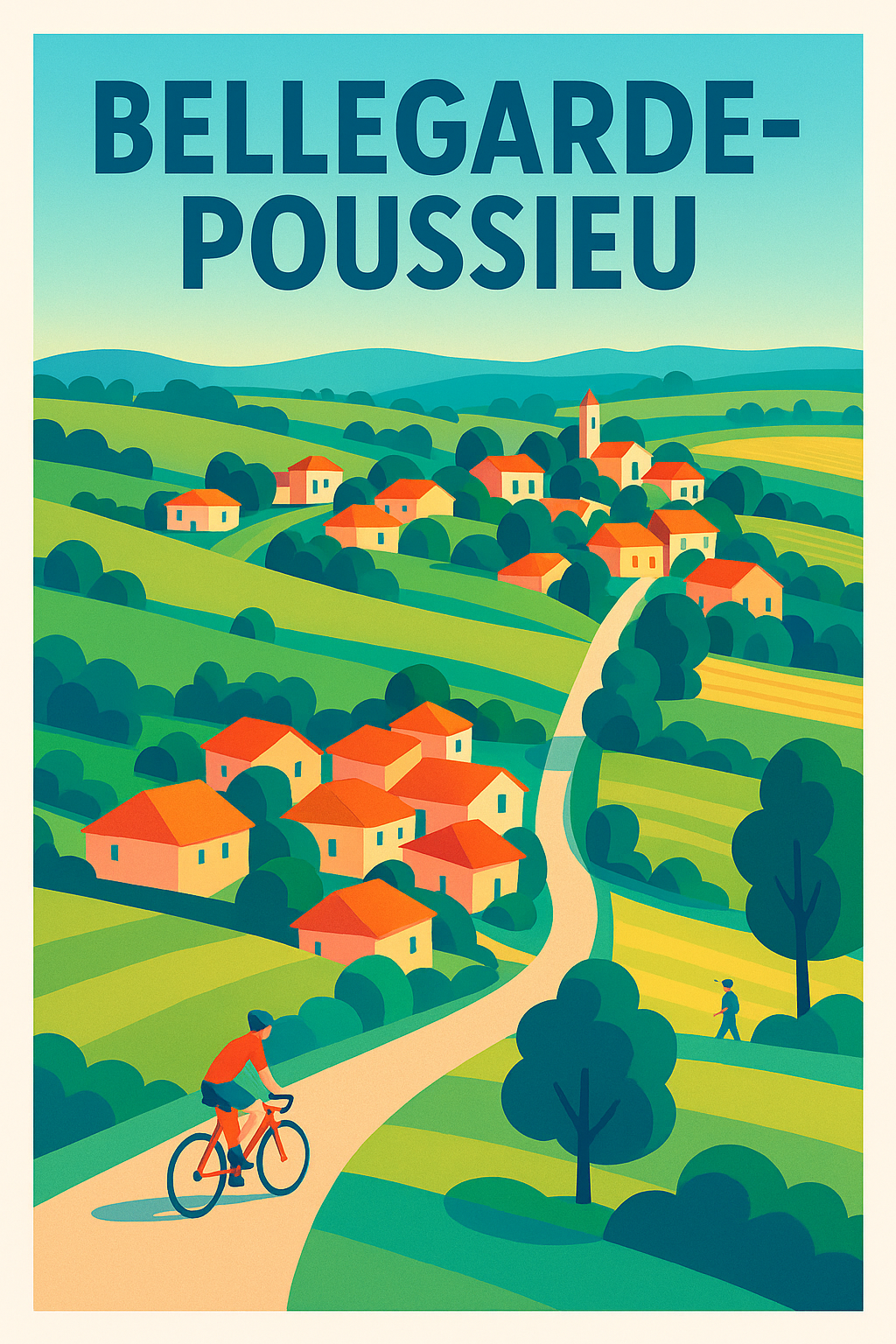 Affiche de Bellegarde-Poussieu - Charme bucolique et douceur de vivre