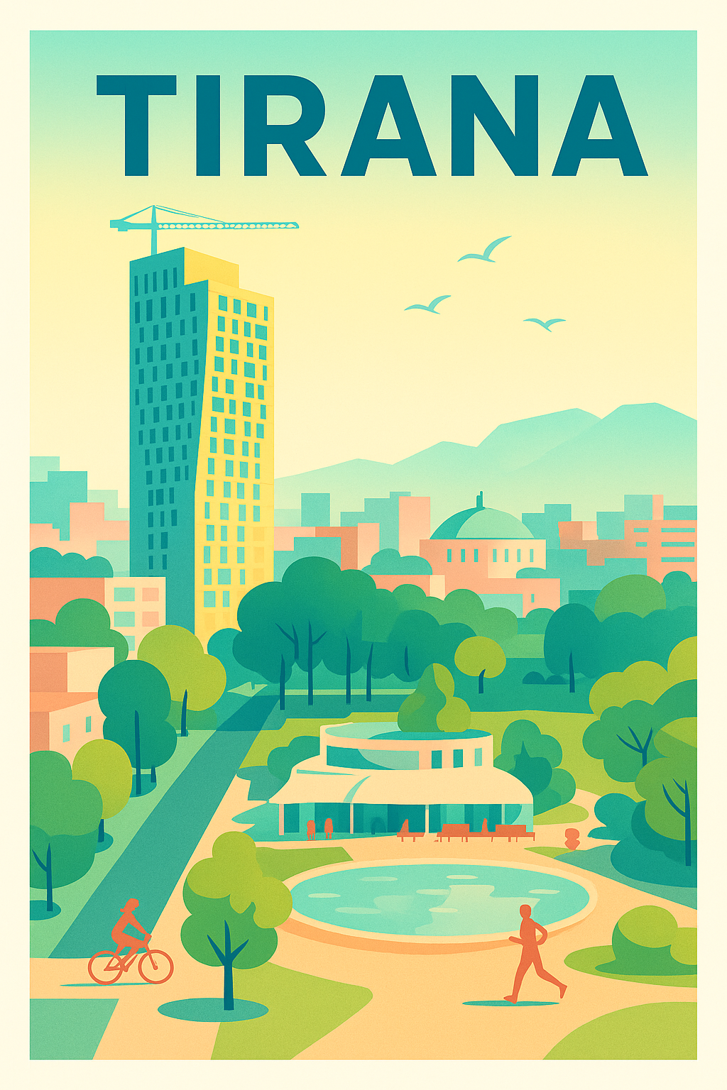 Affiche de Tirana - Échappée urbaine au cœur de la ville