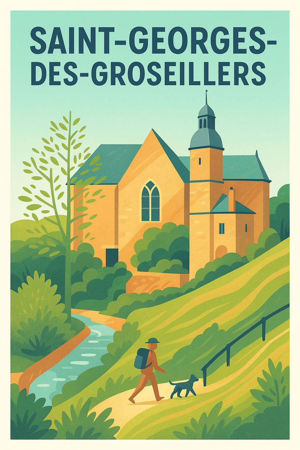 Affiche de Saint-Georges-des-Groseillers - Charme bucolique et patrimoine authentique