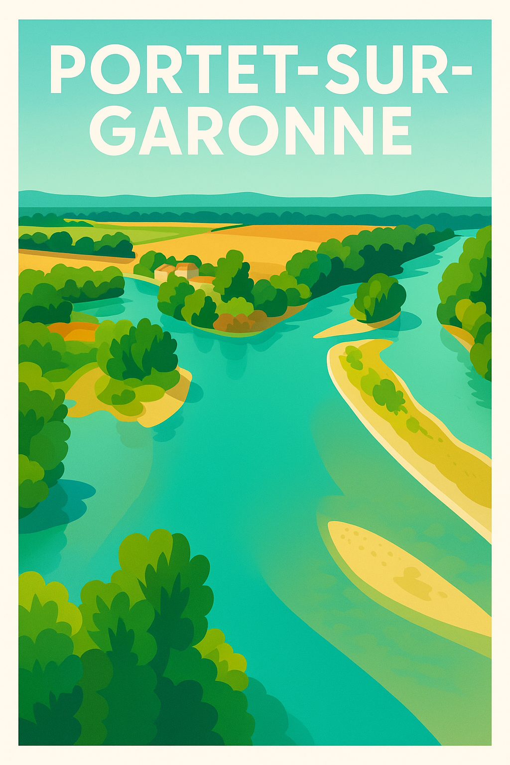 Affiche de Portet-sur-Garonne - Escapade nature au fil de la Garonne