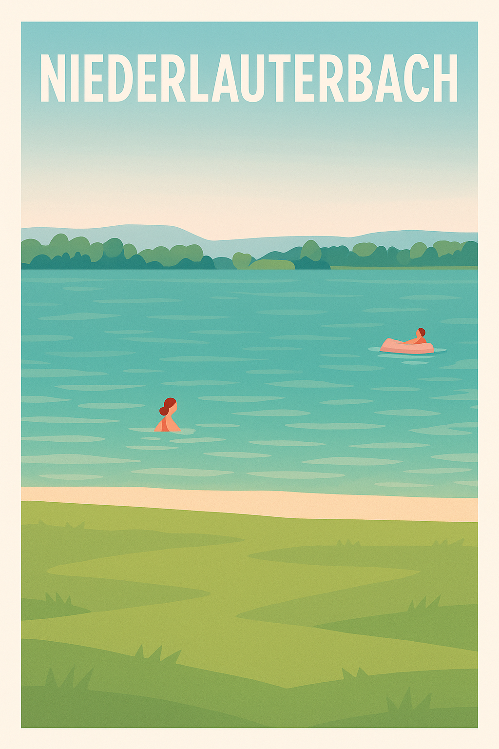 Affiche de Niederlauterbach - Tranquillité au bord de l'eau