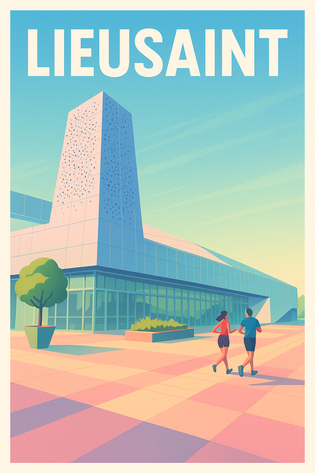 Affiche de Lieusaint - Modernité et Vitalité Urbaine