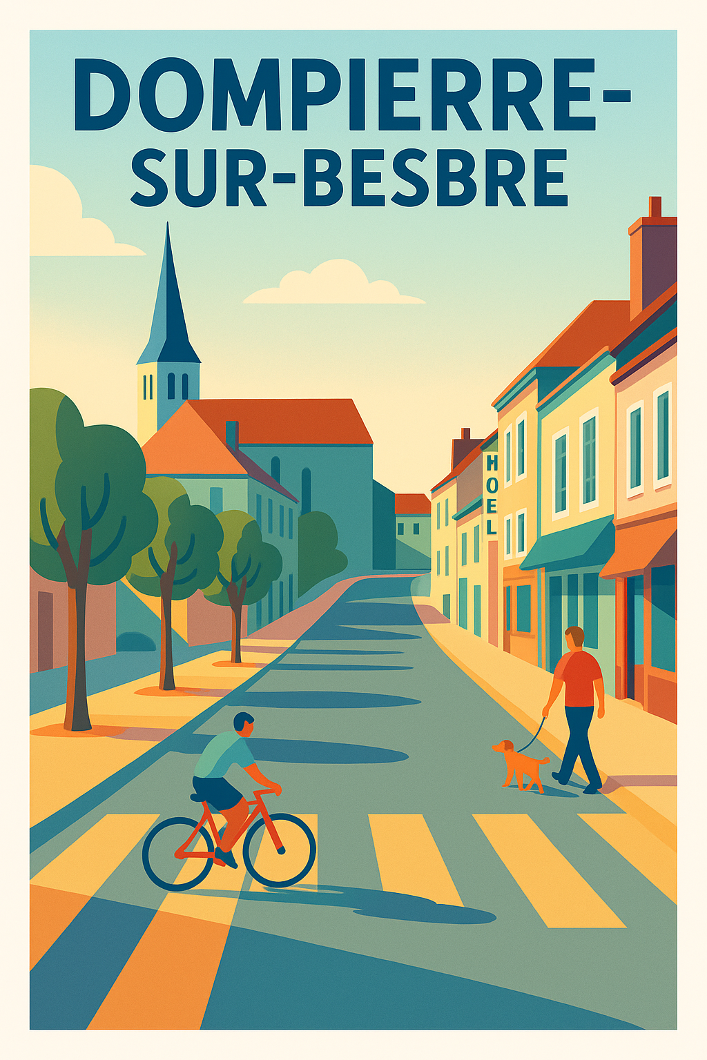 Affiche de Dompierre-sur-Besbre - Évasion paisible au cœur de la ville