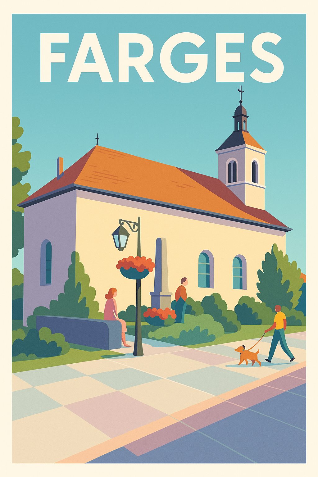 Affiche de Farges - Charme et sérénité au cœur du village