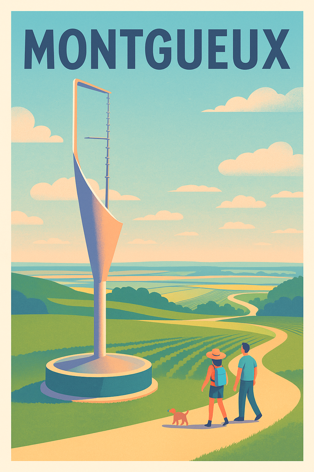 Affiche de Montgueux - Balade au cœur des vignobles champenois