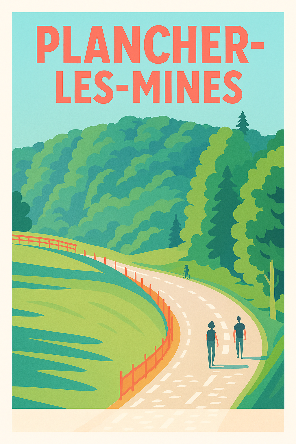 Affiche de Plancher-les-Mines - Promenade bucolique au cœur de la nature