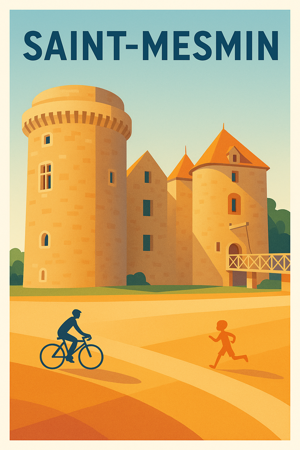 Affiche de Saint-Mesmin - L'élégance médiévale au cœur de la nature