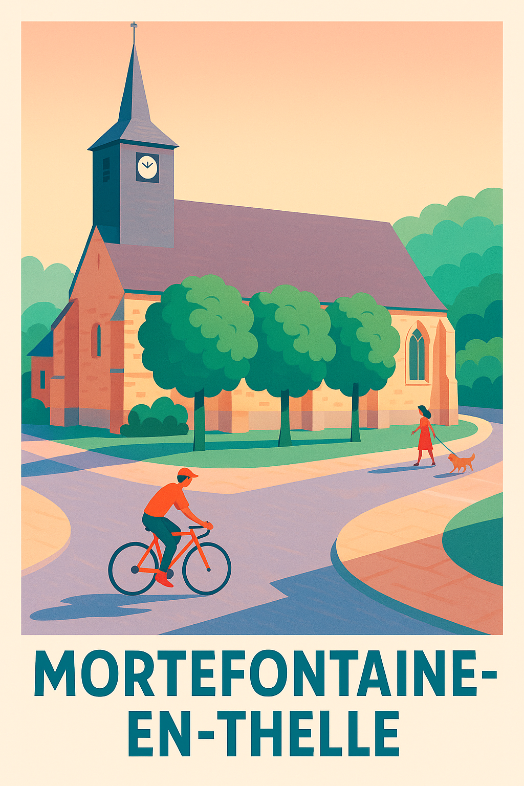 Affiche de Mortefontaine-en-Thelle - Charme et Sérénité au Village