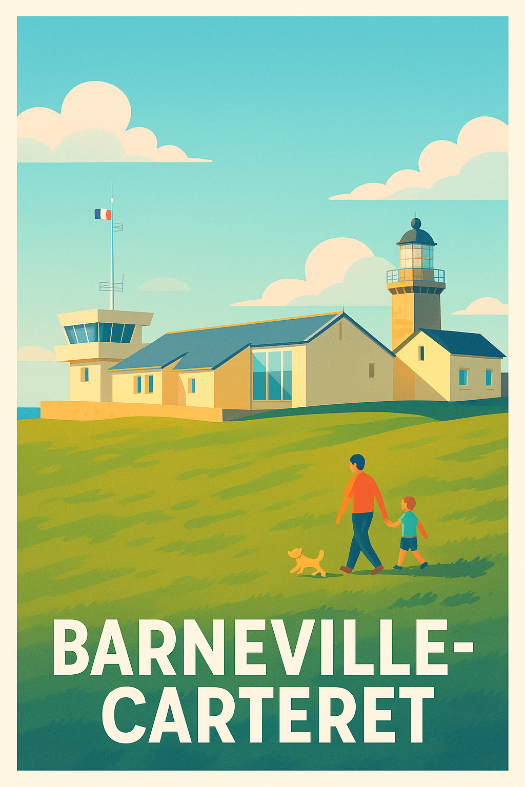 Affiche de Barneville-Carteret - Charme côtier et balade en famille
