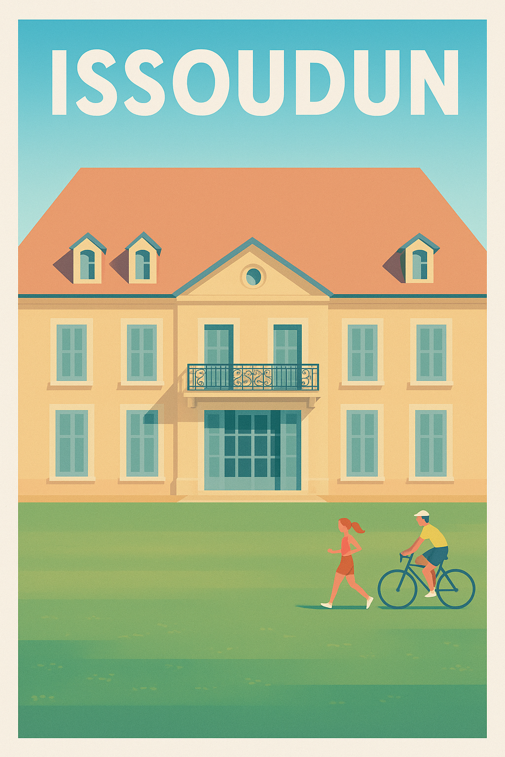 Affiche de Issoudun - L'élégance paisible au quotidien