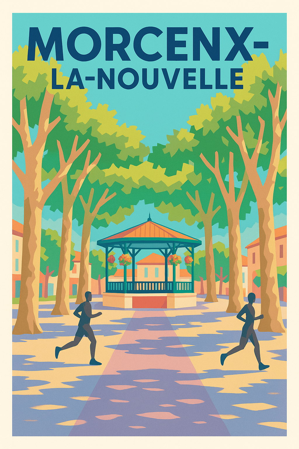 Affiche de Morcenx-la-Nouvelle - L'élégance paisible au cœur de la nature