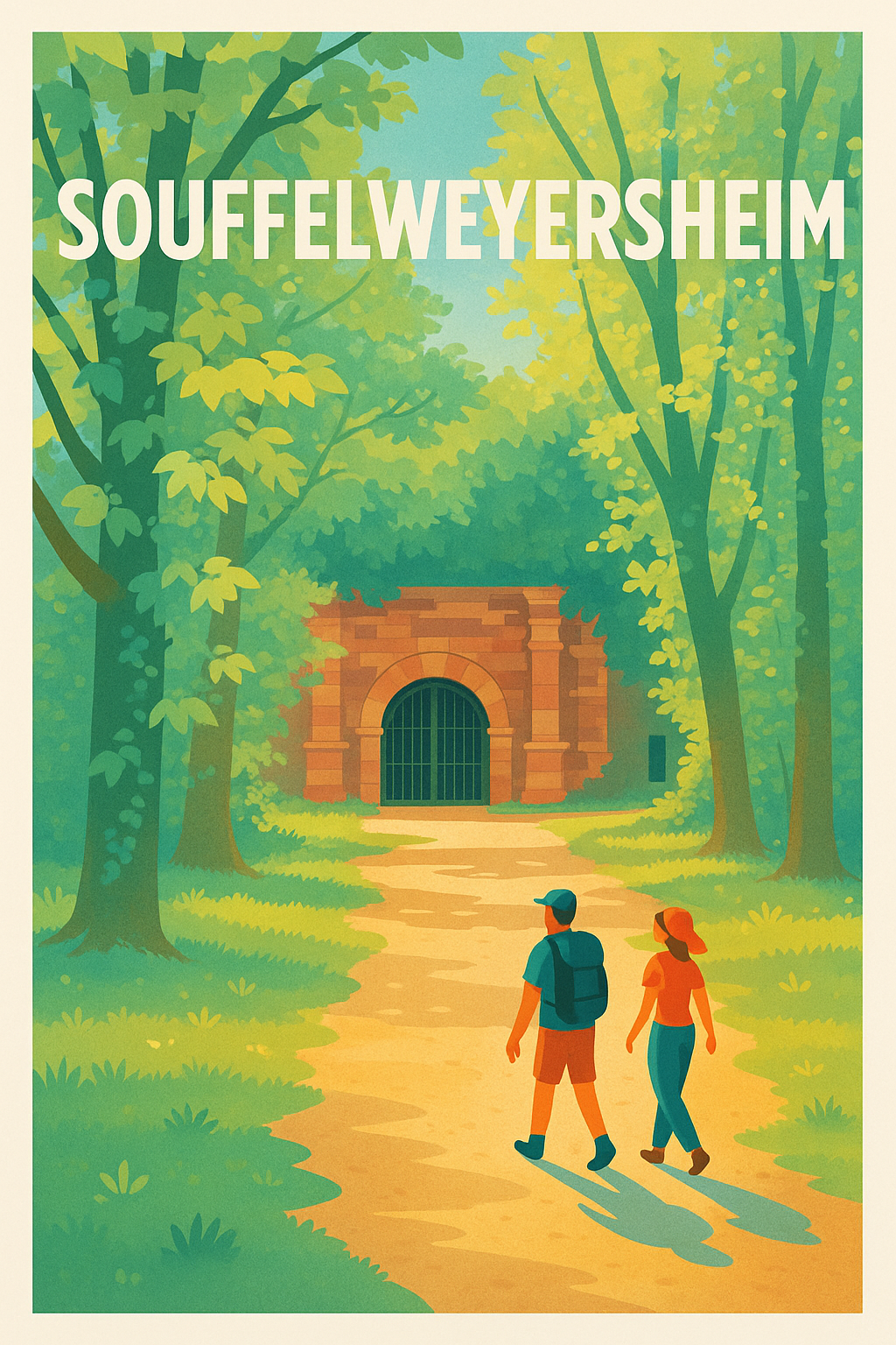 Affiche de Souffelweyersheim - Voyage au cœur de la nature et de l'histoire