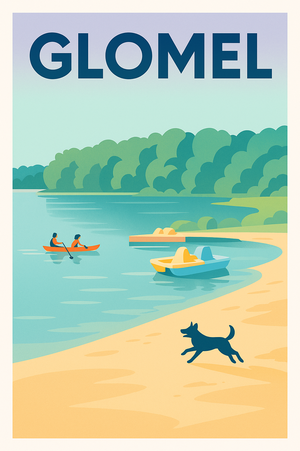 Affiche de Glomel - Évasion au bord de l'eau