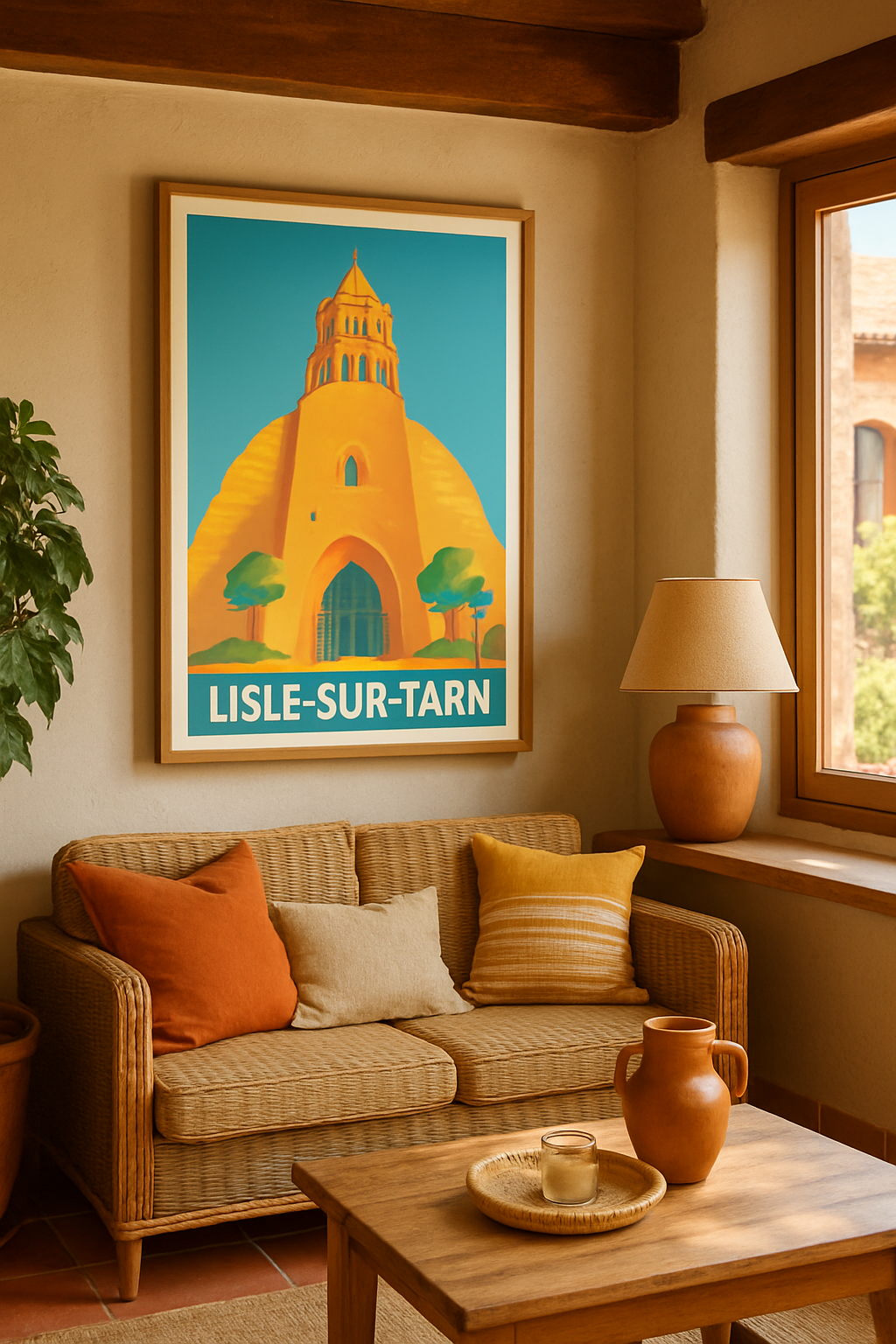 Mise en situation Affiche de Lisle-sur-Tarn - Charme et histoire au cœur du Tarn