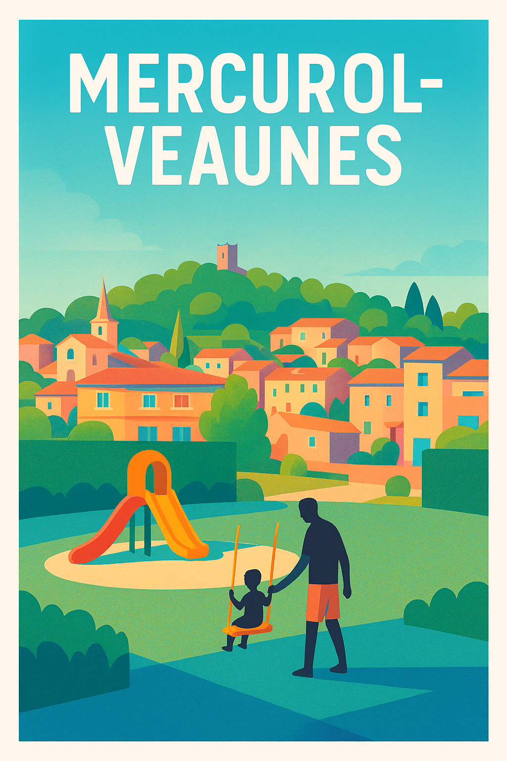 Affiche de Mercurol-Veaunes - Charme et douceur de vie en Provence