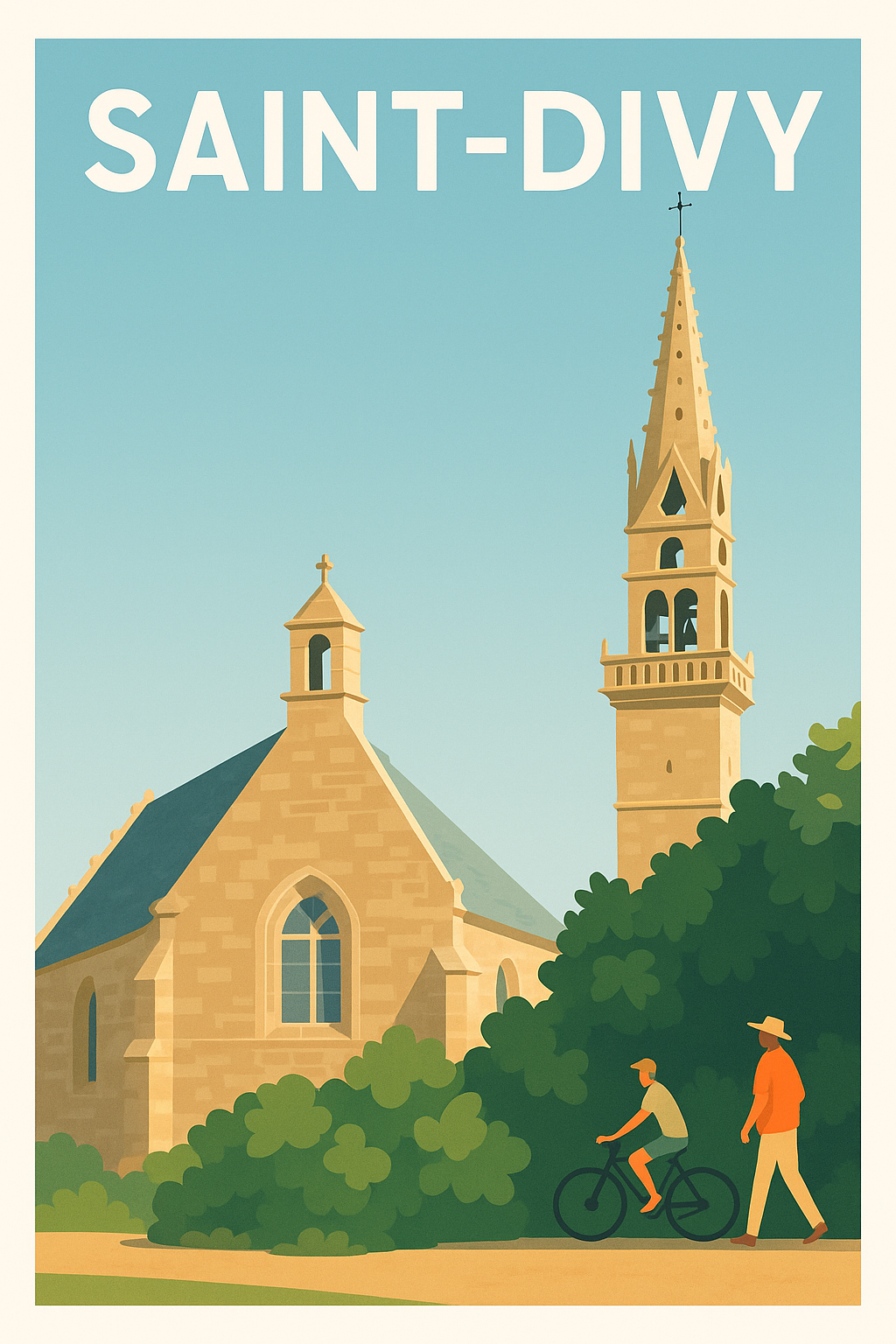 Affiche de Saint-Divy - Charme et sérénité bretonne