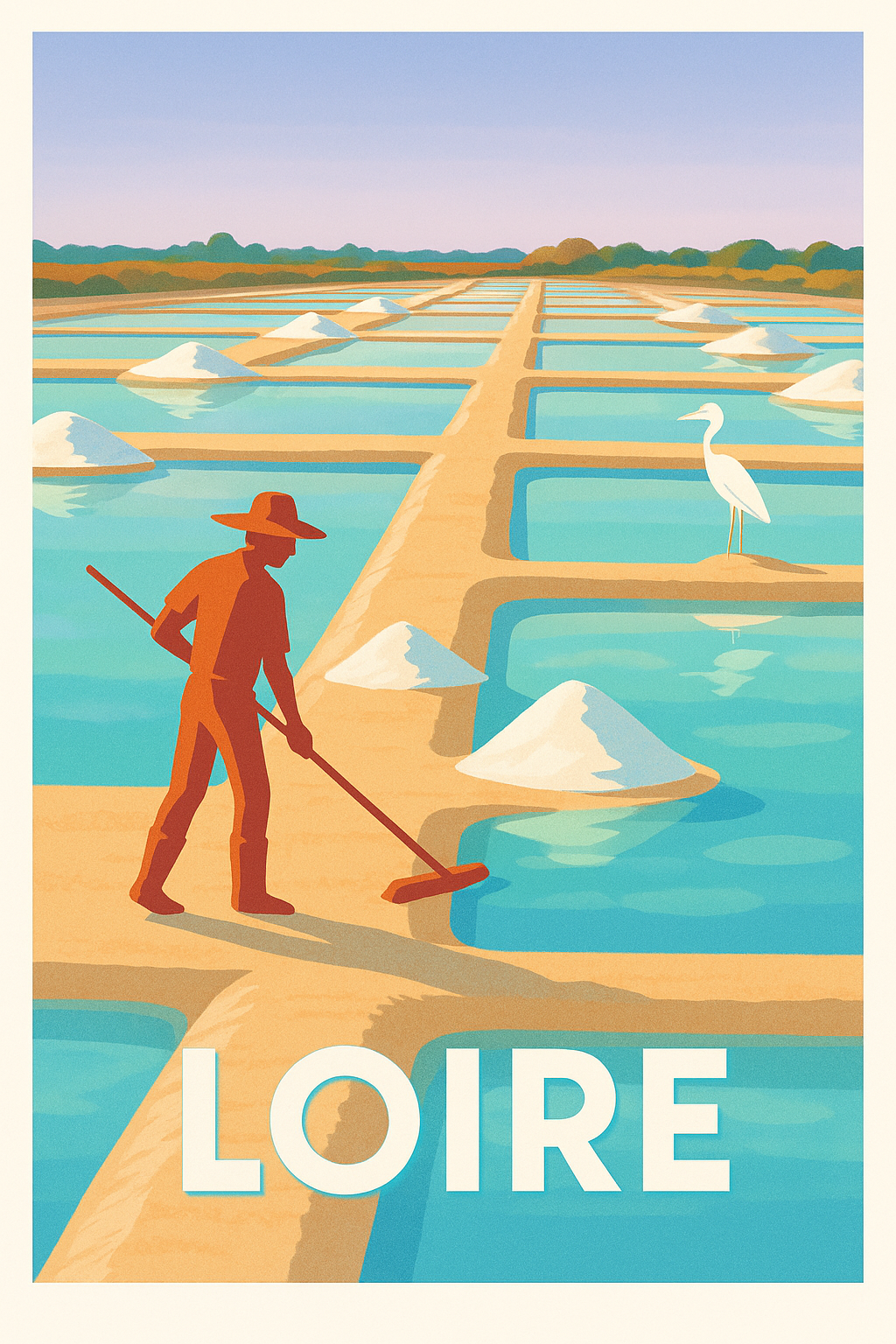 Affiche de Loire - L'Art du Sel en Harmonie Naturelle
