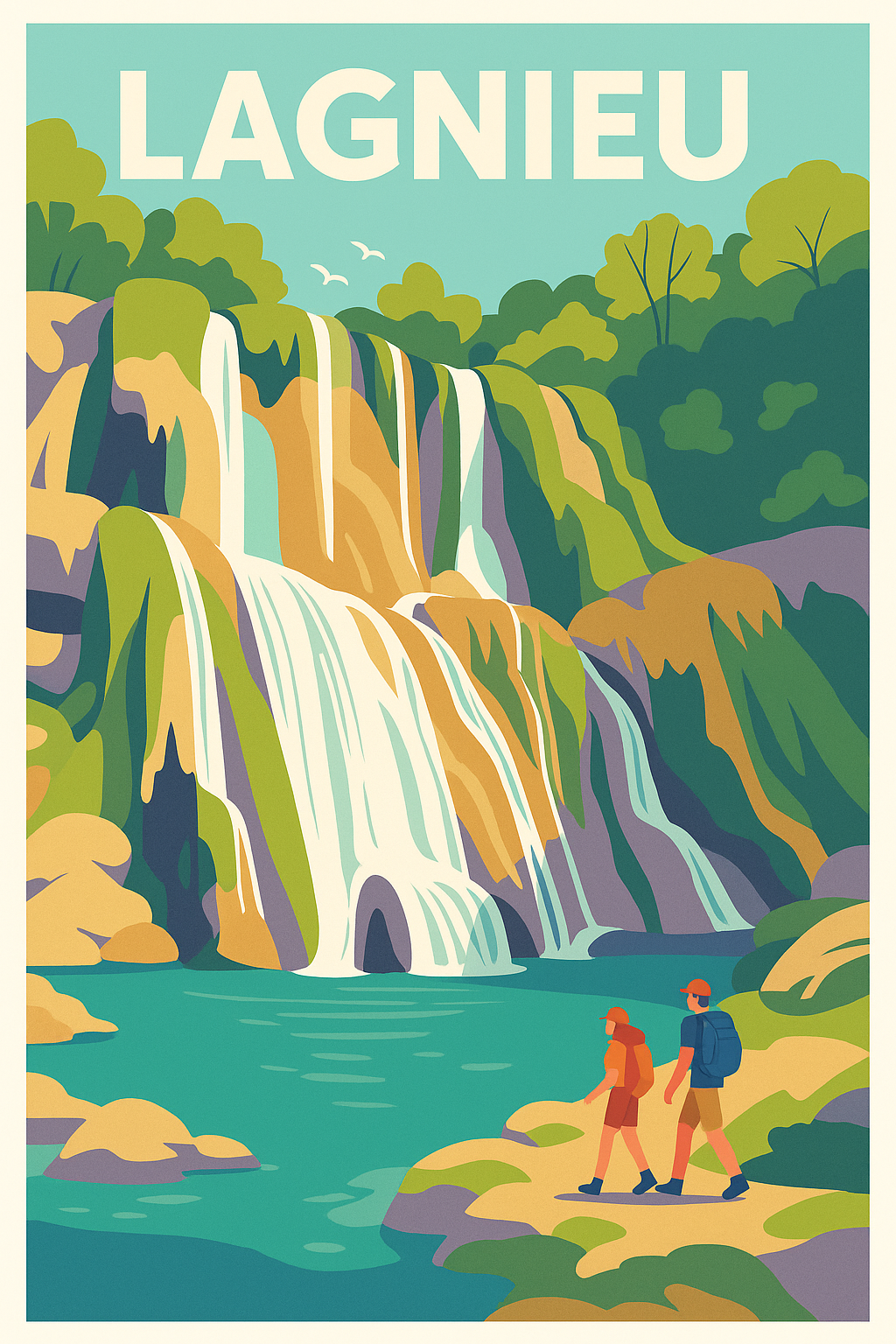 Affiche de Lagnieu - Évasion Nature aux Cascades