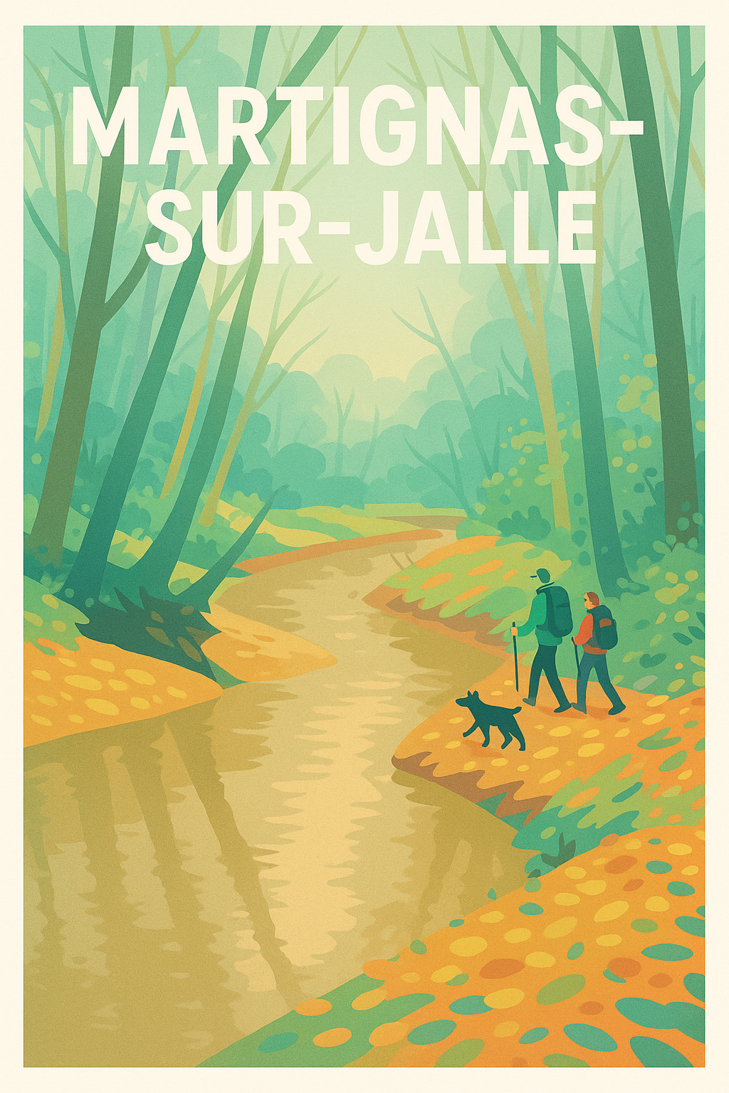 Affiche de Martignas-sur-Jalle - Évasion nature au fil de l'eau