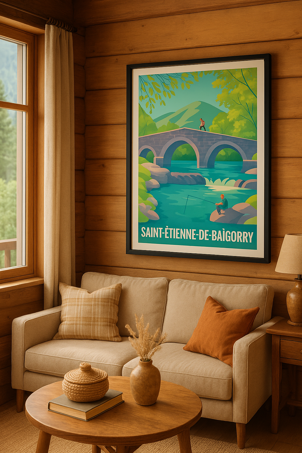 Mise en situation Affiche de Saint-Étienne-de-Baïgorry - L'escapade paisible entre nature et patrimoine