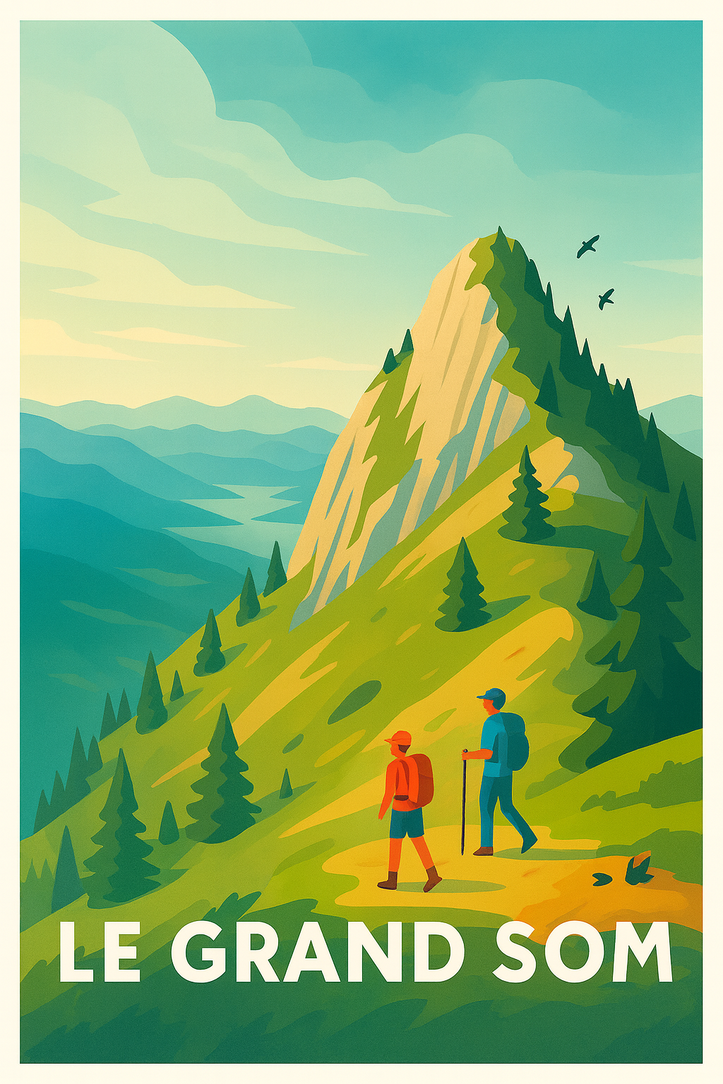 Affiche de Le Grand Som - Randonnée et nature à l'état pur