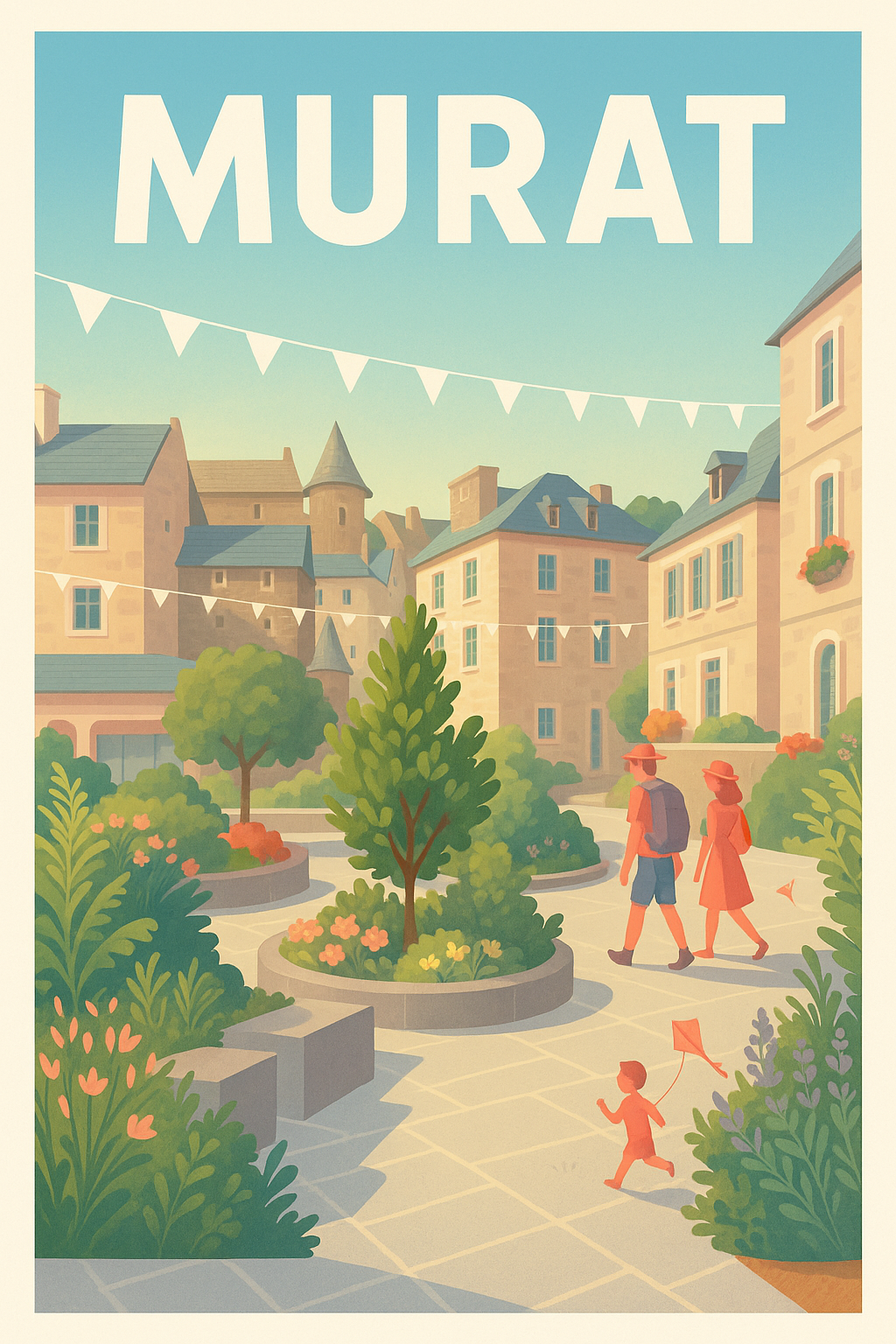 Affiche de Murat - Charme et douceur d'un village animé