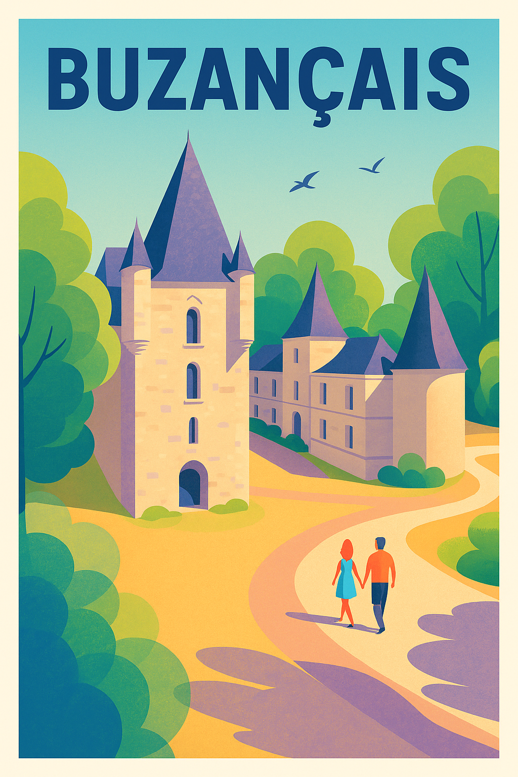 Affiche de Buzançais - Charme et histoire en pleine nature