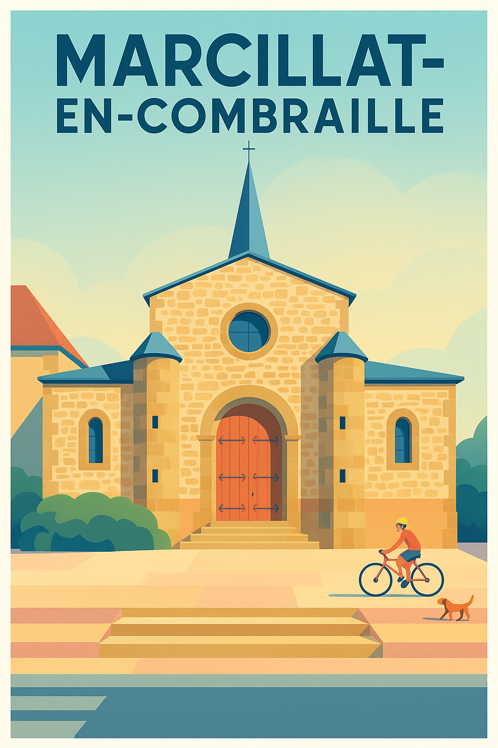 Affiche de Marcillat-en-Combraille - Charme et sérénité au cœur de la Combraille