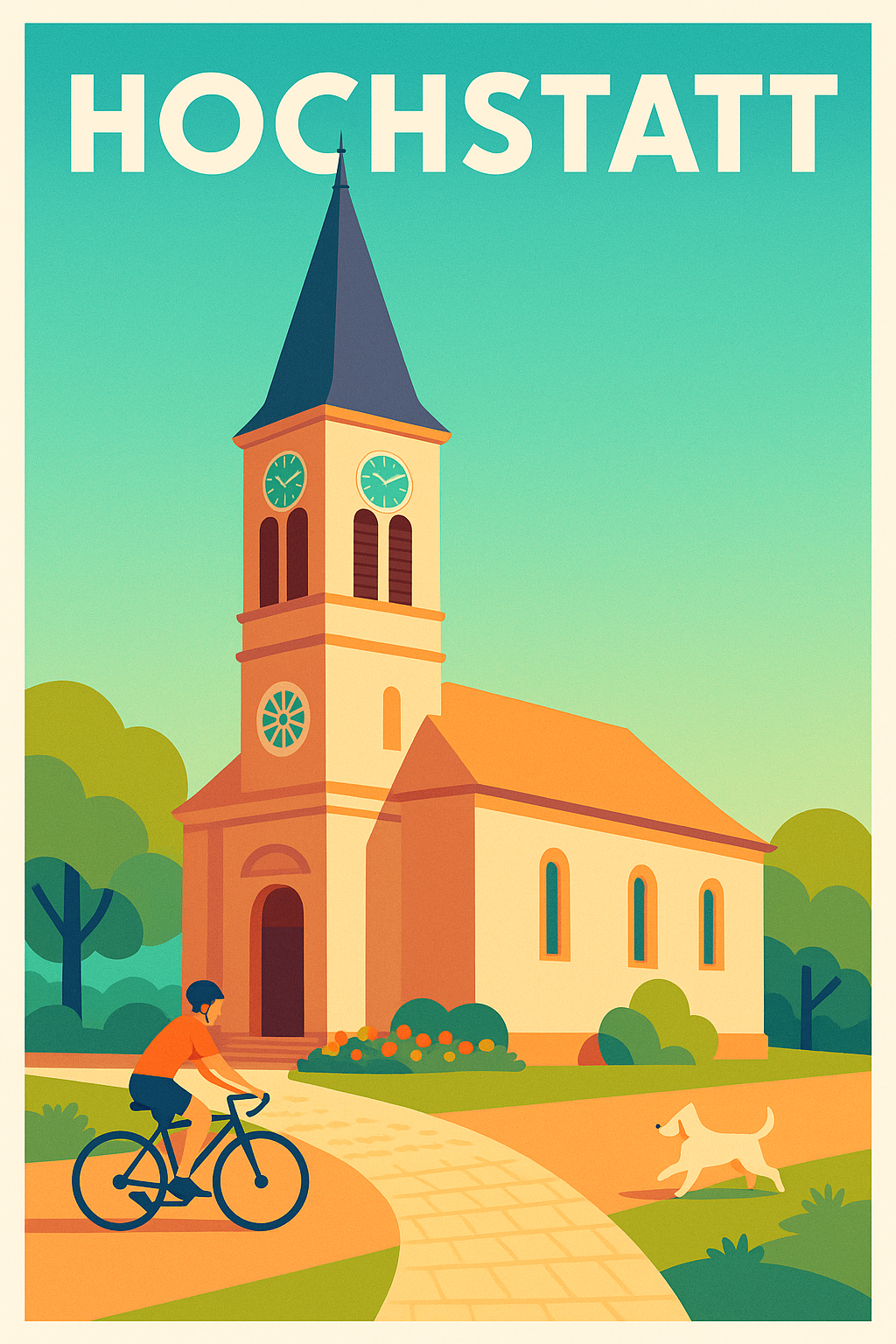 Affiche de Hochstatt - Charme paisible de campagne