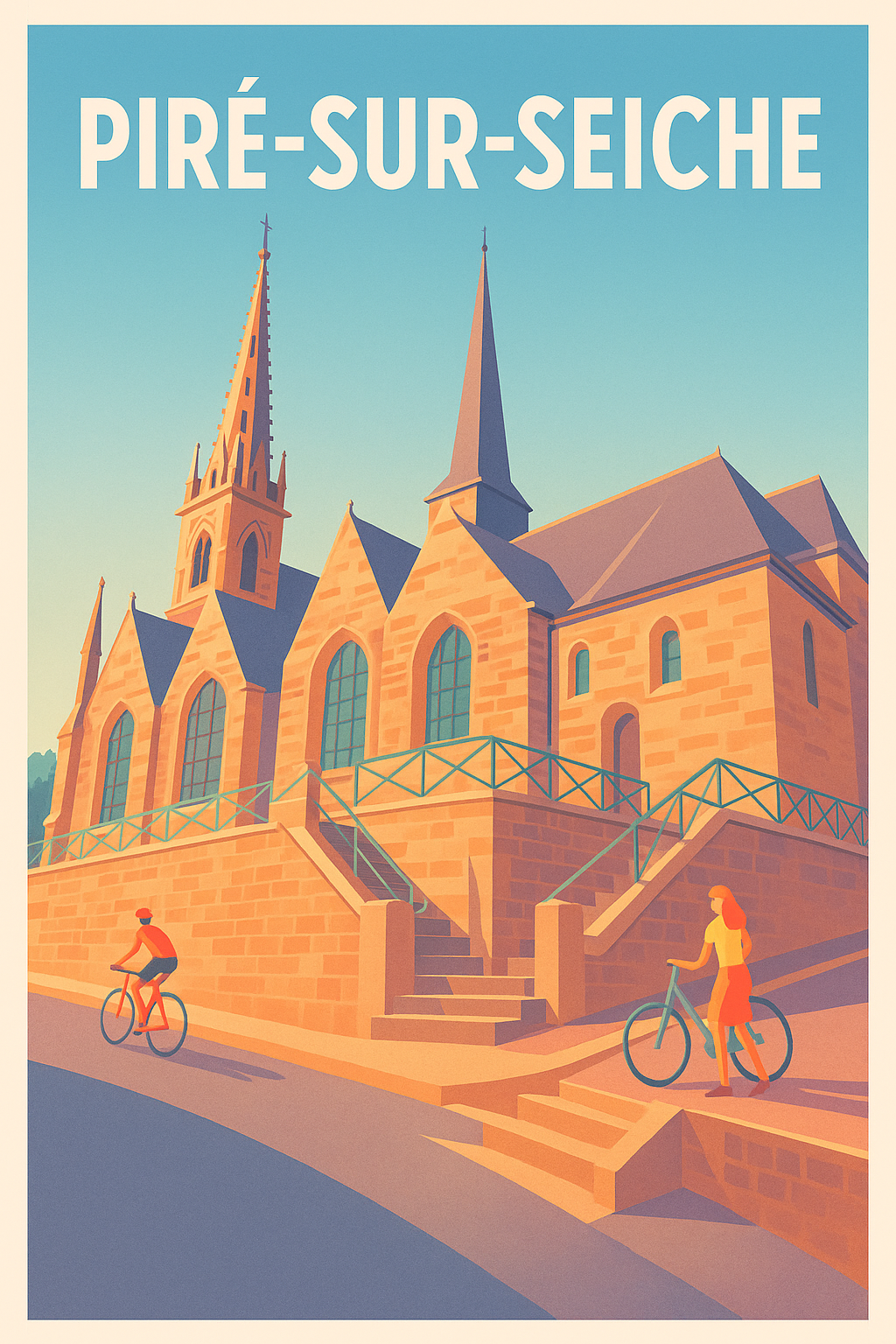 Affiche de PIRÉ-SUR-SEICHE - Charme et Sérénité en Pays Breton