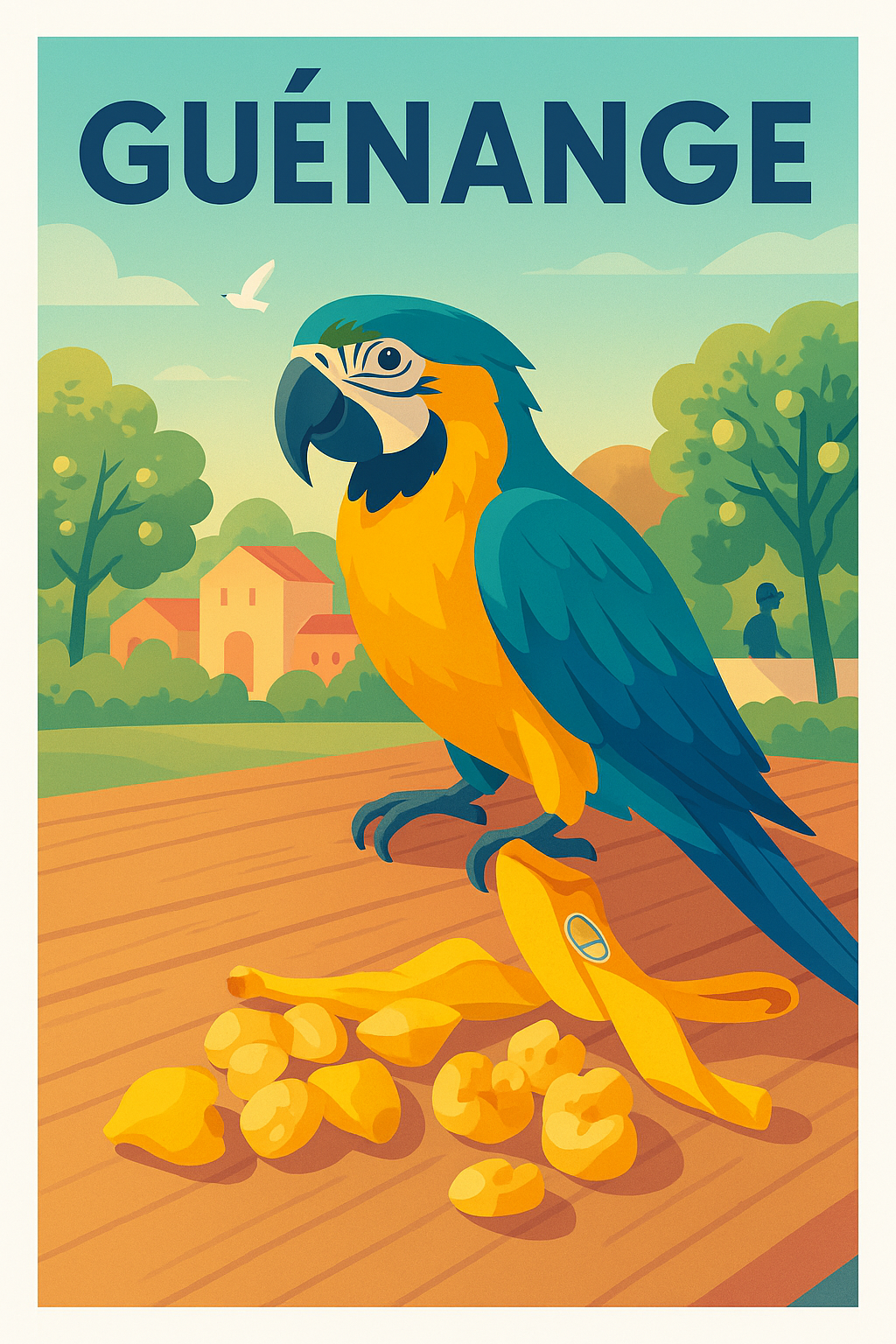 Affiche de Guénange - Une escapade colorée entre nature et douceur