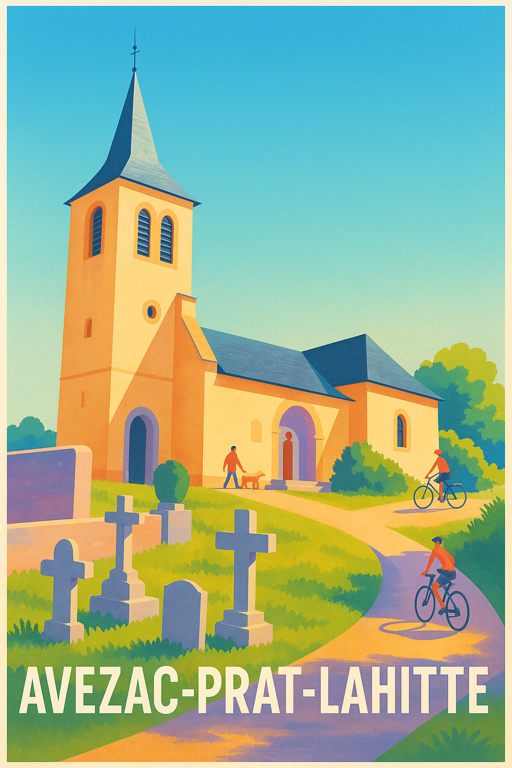 Affiche de Avezac-Prat-Lahitte - Charme et Sérénité au Cœur du Village