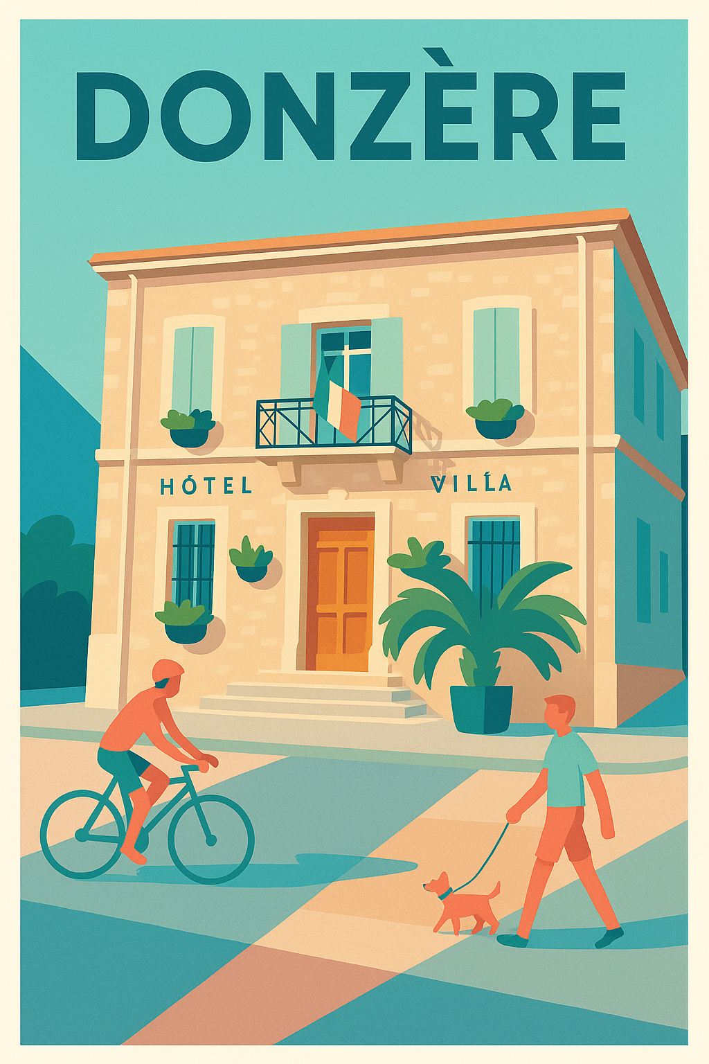 Affiche de Donzère - Charme tranquille en Provence