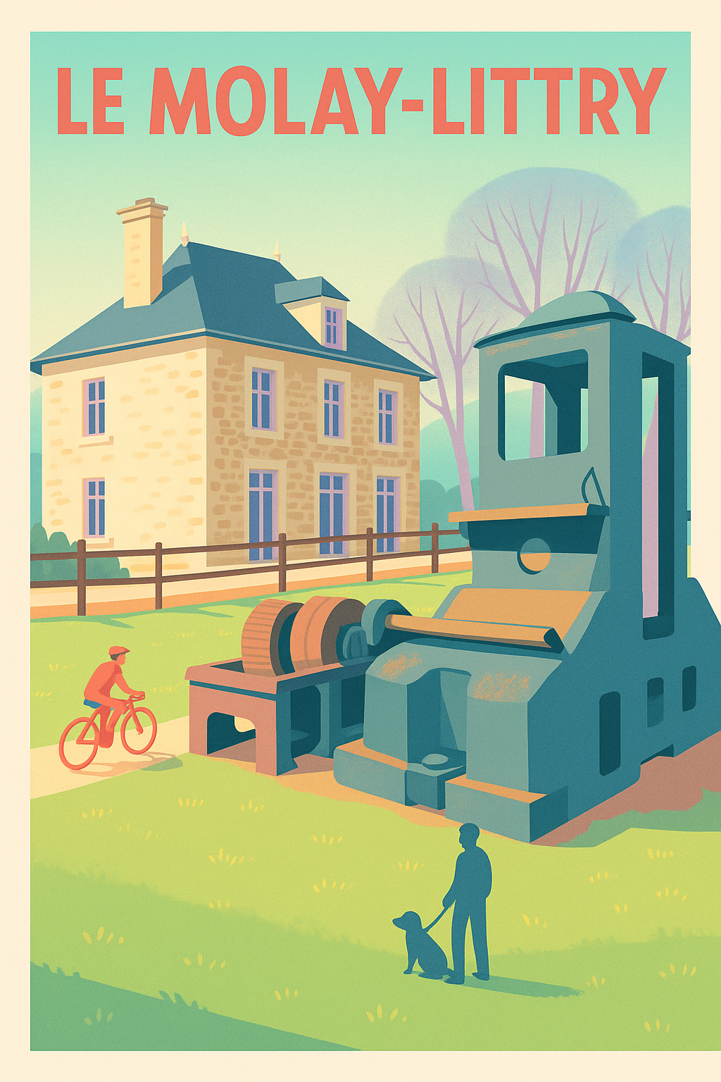 Affiche de Le Molay-Littry - Un coin de patrimoine normand