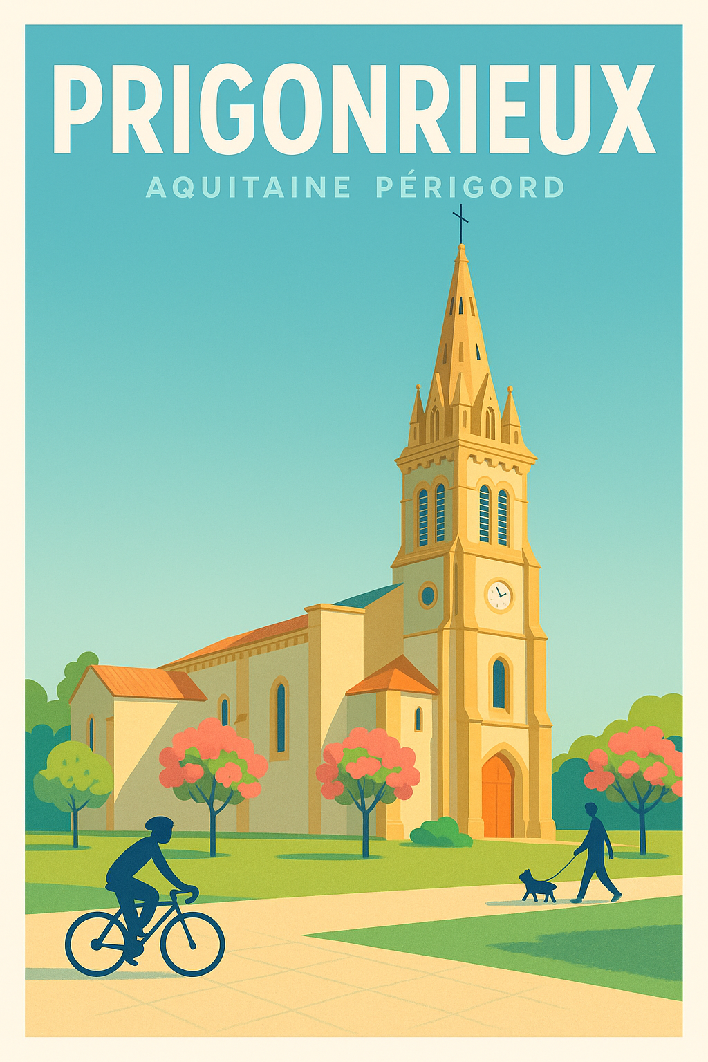 Affiche de Prigonrieux - Charme et sérénité en Aquitaine Périgord
