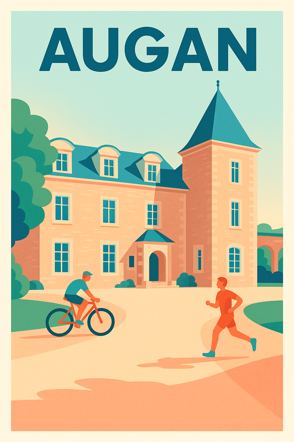 Affiche de AUGAN - Charme et Sérénité en Pays Breton