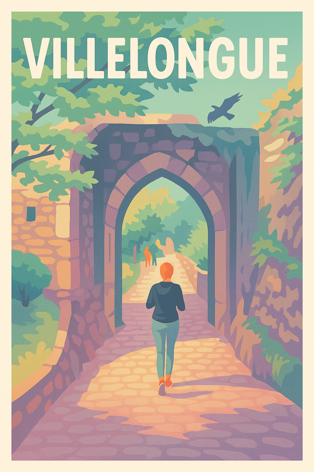 Affiche de Villelongue - Promenade vers l'histoire