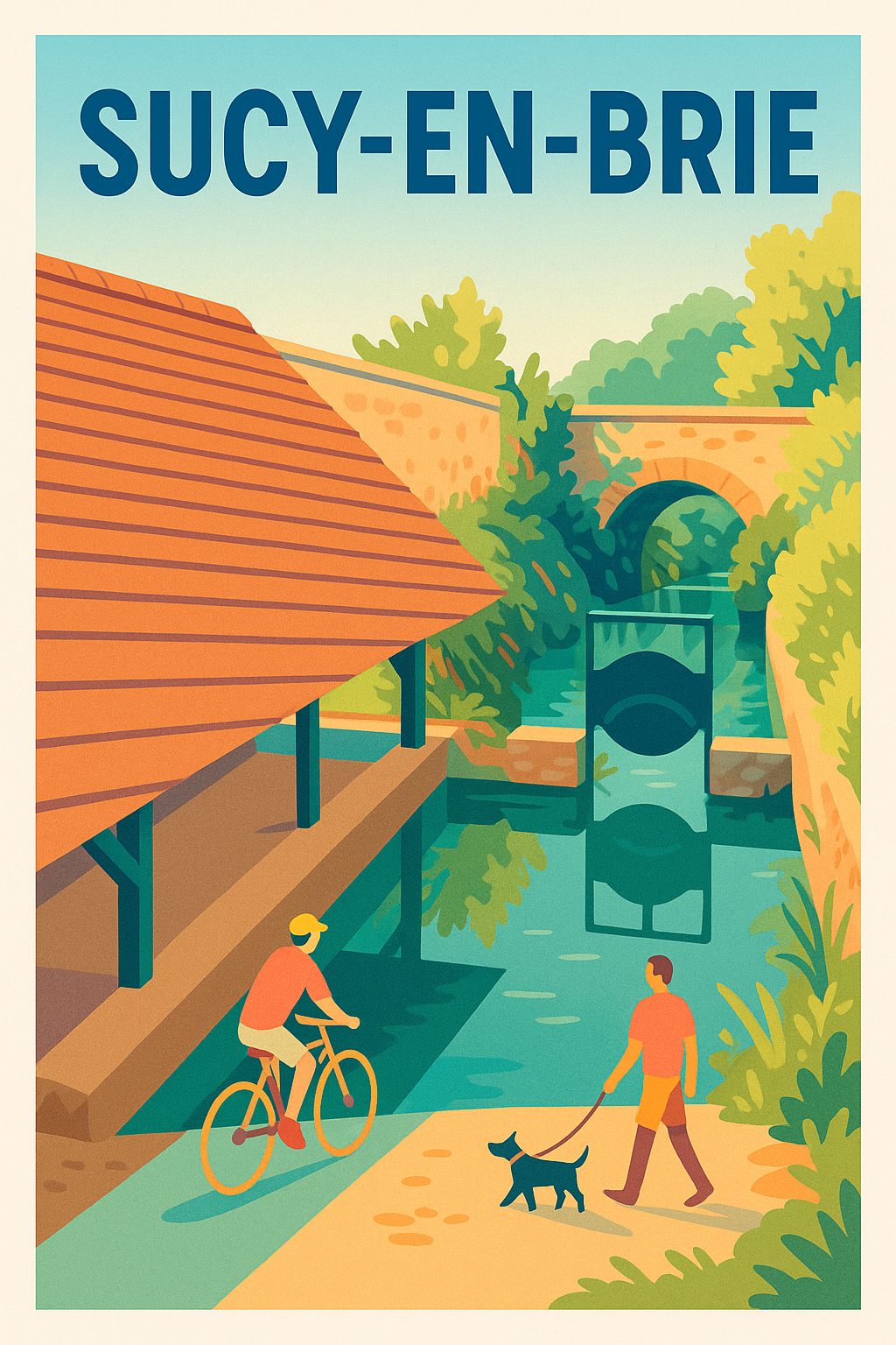 Affiche de Sucy-en-Brie - Une escapade nature au fil de l'eau