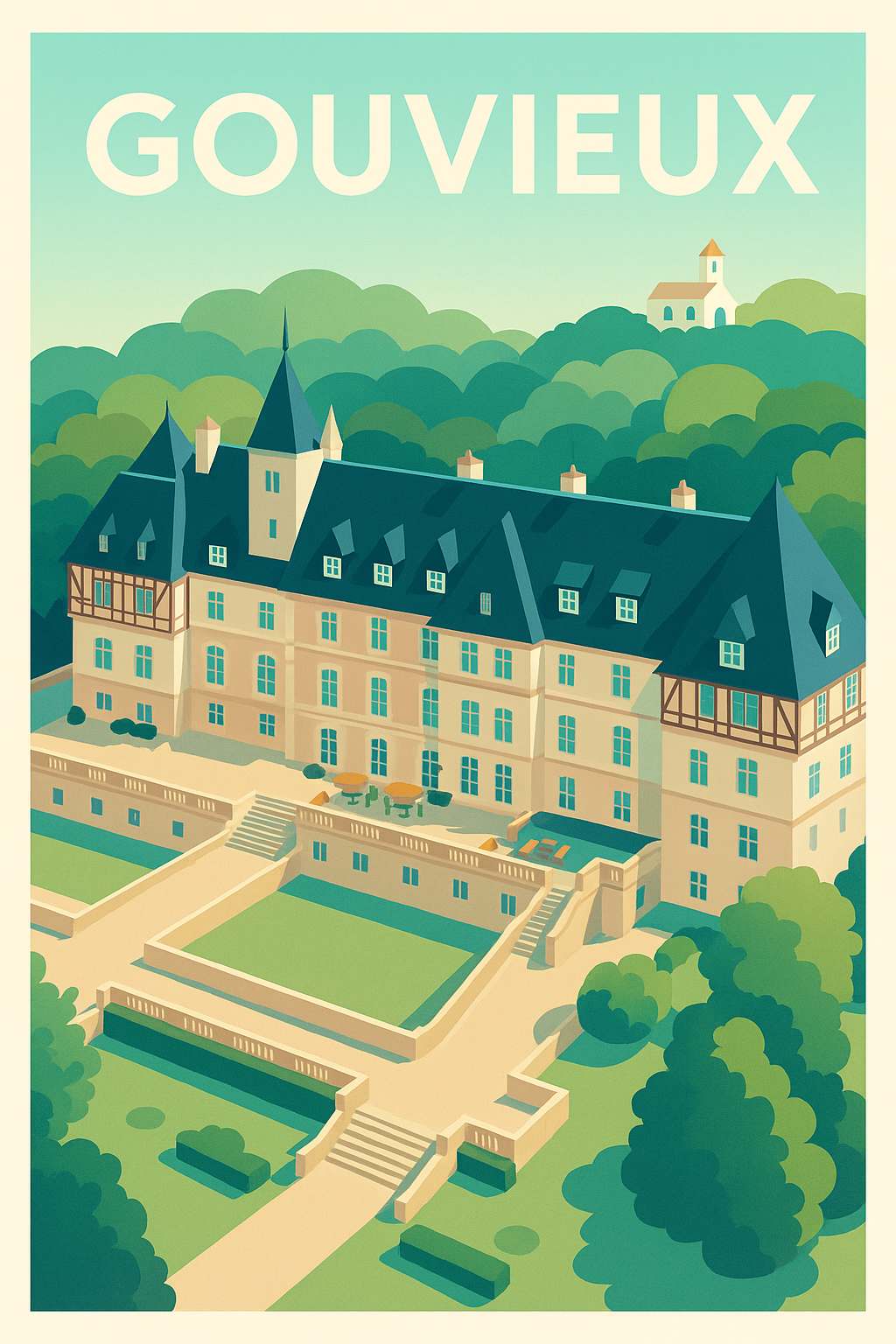 Affiche de Gouvieux - Élégance et Patrimoine à l'Honneur