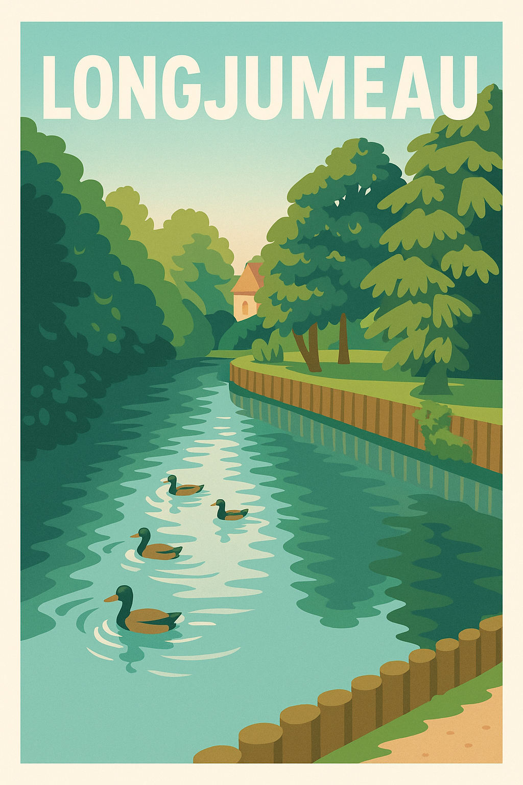 Affiche de Longjumeau - Sérénité au fil de l'eau