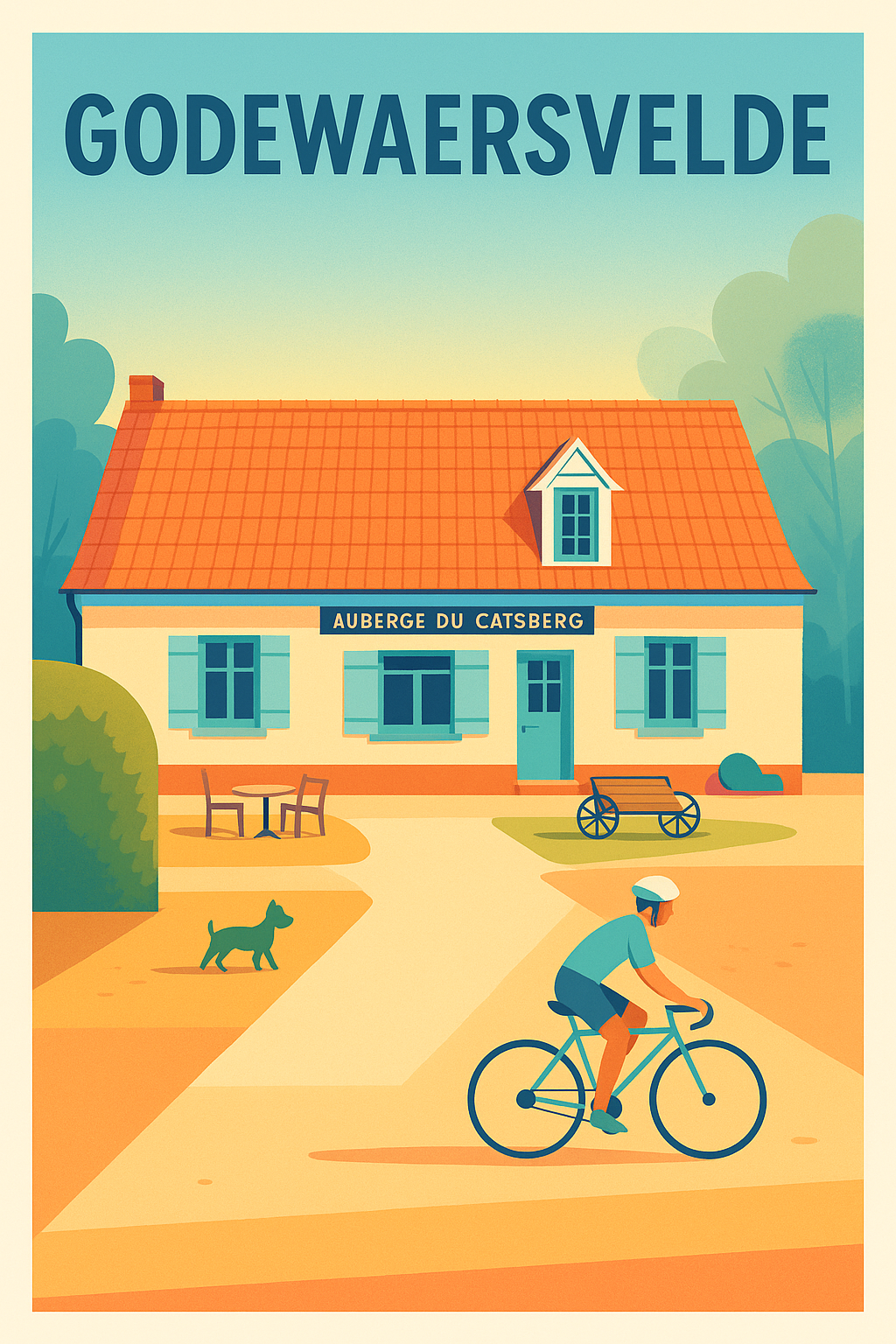 Affiche de Godewaersvelde - L'authenticité paisible du Nord